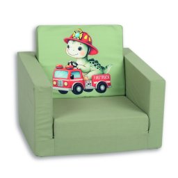 Mama Kiddies egyszemélyes szétnyitható kanapé - Fireman Turtle