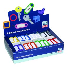 BASI B85109000 Kulcsjelölő biléta vegyes színekben (200 db)