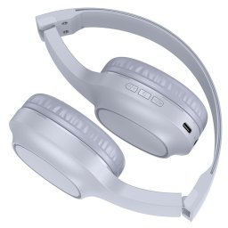 Hoco W46 Bluetooth vezeték nélküli fejhallgató - szürke