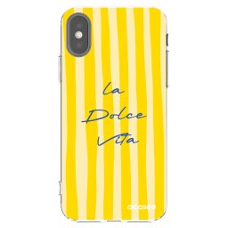 Átlátszó szilikon tok az alábbi mobiltelefonokra Apple iPhone X/XS - Ladolcevita