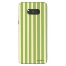 Átlátszó szilikon tok az alábbi mobiltelefonokra Samsung Galaxy S8 G950F - Lines Matcha