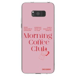 Átlátszó szilikon tok az alábbi mobiltelefonokra Samsung Galaxy S8 G950F - Morning