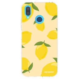 Átlátszó szilikon tok az alábbi mobiltelefonokra Huawei P20 Lite - Limoncella