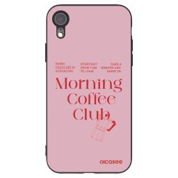 Fekete szilikon tok az alábbi mobiltelefonokra Apple iPhone XR - Morning