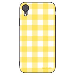 Fekete szilikon tok az alábbi mobiltelefonokra Apple iPhone XR - Gride lemon