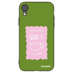 Fekete szilikon tok az alábbi mobiltelefonokra Apple iPhone XR - Matcha club