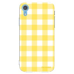 Átlátszó szilikon tok az alábbi mobiltelefonokra Apple iPhone XR - Gride lemon