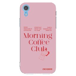 Átlátszó szilikon tok az alábbi mobiltelefonokra Apple iPhone XR - Morning