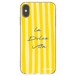Átlátszó szilikon tok az alábbi mobiltelefonokra Apple iPhone XS Max - Ladolcevita