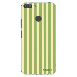 Átlátszó szilikon tok az alábbi mobiltelefonokra Huawei P Smart - Lines Matcha