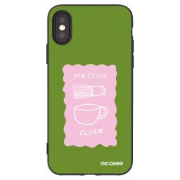 Fekete szilikon tok az alábbi mobiltelefonokra Apple iPhone X/XS - Matcha club