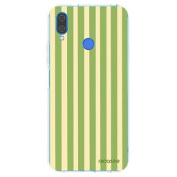 Átlátszó szilikon tok az alábbi mobiltelefonokra Huawei Nova 3 - Lines Matcha