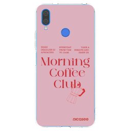 Átlátszó szilikon tok az alábbi mobiltelefonokra Huawei Nova 3 - Morning