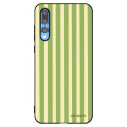 Fekete szilikon tok az alábbi mobiltelefonokra Huawei P20 Pro - Lines Matcha