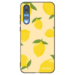 Fekete szilikon tok az alábbi mobiltelefonokra Huawei P20 Pro - Limoncella