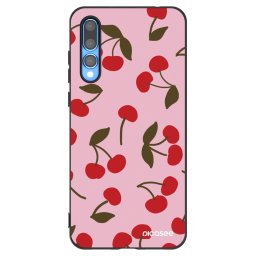 Fekete szilikon tok az alábbi mobiltelefonokra Huawei P20 Pro - Cherry