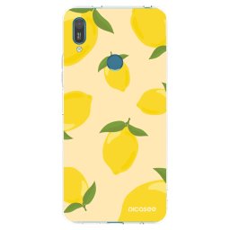 Átlátszó szilikon tok az alábbi mobiltelefonokra Huawei Y7 2019 - Limoncella