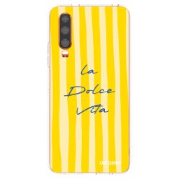 Átlátszó szilikon tok az alábbi mobiltelefonokra Huawei P30 - Ladolcevita