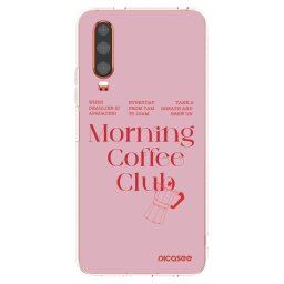 Átlátszó szilikon tok az alábbi mobiltelefonokra Huawei P30 - Morning