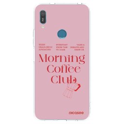 Átlátszó szilikon tok az alábbi mobiltelefonokra Huawei Y6 2019 - Morning