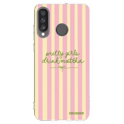 Átlátszó szilikon tok az alábbi mobiltelefonokra Huawei P30 Lite - Pretty matcha