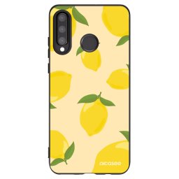 Fekete szilikon tok az alábbi mobiltelefonokra Huawei P30 Lite - Limoncella
