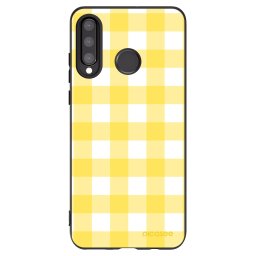 Fekete szilikon tok az alábbi mobiltelefonokra Huawei P30 Lite - Gride lemon