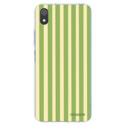 Átlátszó szilikon tok az alábbi mobiltelefonokra Xiaomi Redmi 7A - Lines Matcha