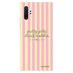 Átlátszó szilikon tok az alábbi mobiltelefonokra Samsung Galaxy Note 10+ N975F - Pretty matcha