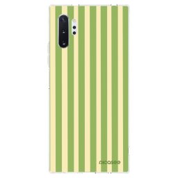 Átlátszó szilikon tok az alábbi mobiltelefonokra Samsung Galaxy Note 10+ N975F - Lines Matcha