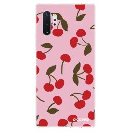 Átlátszó szilikon tok az alábbi mobiltelefonokra Samsung Galaxy Note 10+ N975F - Cherry