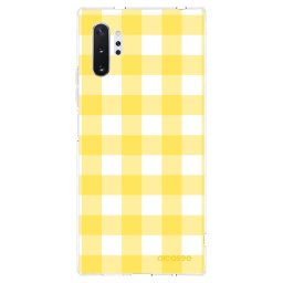 Átlátszó szilikon tok az alábbi mobiltelefonokra Samsung Galaxy Note 10+ N975F - Gride lemon