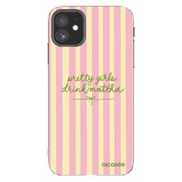 Átlátszó szilikon tok az alábbi mobiltelefonokra Apple iPhone 11 - Pretty matcha