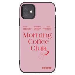 Fekete szilikon tok az alábbi mobiltelefonokra Apple iPhone 11 - Morning