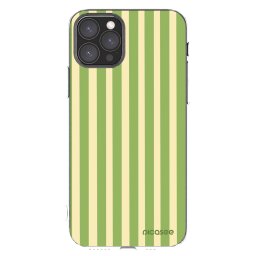 Átlátszó szilikon tok az alábbi mobiltelefonokra Apple iPhone 11 Pro - Lines Matcha