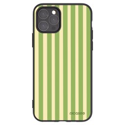 Fekete szilikon tok az alábbi mobiltelefonokra Apple iPhone 11 Pro - Lines Matcha