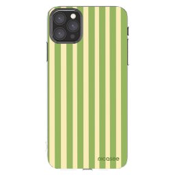 Átlátszó szilikon tok az alábbi mobiltelefonokra Apple iPhone 11 Pro Max - Lines Matcha