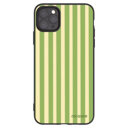 Fekete szilikon tok az alábbi mobiltelefonokra Apple iPhone 11 Pro Max - Lines Matcha