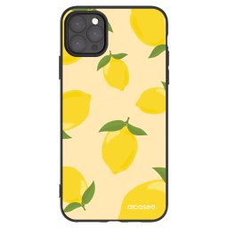 Fekete szilikon tok az alábbi mobiltelefonokra Apple iPhone 11 Pro Max - Limoncella