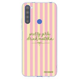 Átlátszó szilikon tok az alábbi mobiltelefonokra Xiaomi Redmi Note 8T - Pretty matcha