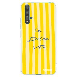 Átlátszó szilikon tok az alábbi mobiltelefonokra Huawei Nova 5T - Ladolcevita