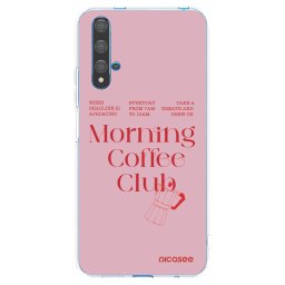 Átlátszó szilikon tok az alábbi mobiltelefonokra Huawei Nova 5T - Morning