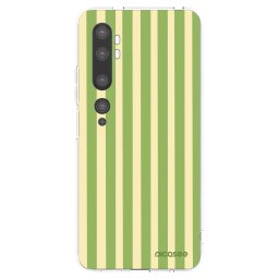 Átlátszó szilikon tok az alábbi mobiltelefonokra Xiaomi Mi Note 10 (Pro) - Lines Matcha