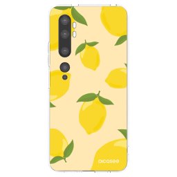 Átlátszó szilikon tok az alábbi mobiltelefonokra Xiaomi Mi Note 10 (Pro) - Limoncella