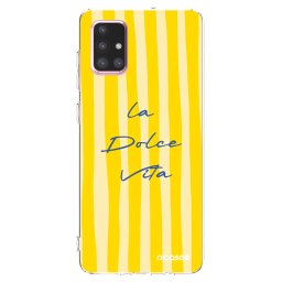 Átlátszó szilikon tok az alábbi mobiltelefonokra Samsung Galaxy A71 A715F - Ladolcevita