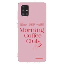 Átlátszó szilikon tok az alábbi mobiltelefonokra Samsung Galaxy A71 A715F - Morning
