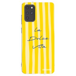 Átlátszó szilikon tok az alábbi mobiltelefonokra Samsung Galaxy S20+ G985F - Ladolcevita