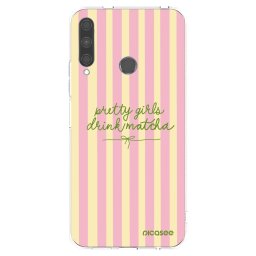 Átlátszó szilikon tok az alábbi mobiltelefonokra Huawei P40 Lite E - Pretty matcha