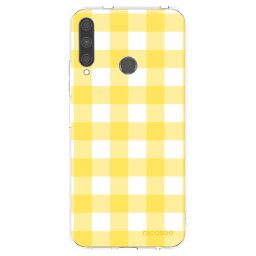 Átlátszó szilikon tok az alábbi mobiltelefonokra Huawei P40 Lite E - Gride lemon