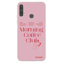 Átlátszó szilikon tok az alábbi mobiltelefonokra Huawei P40 Lite E - Morning